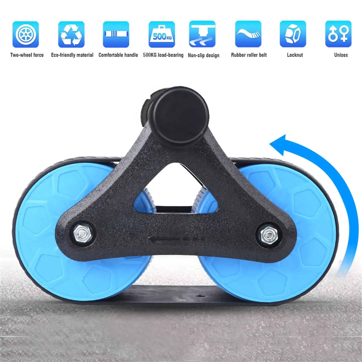 Hign-concerned Springback Wheels Abs Exerciser Push Up - Arthur's Wellness Emporium