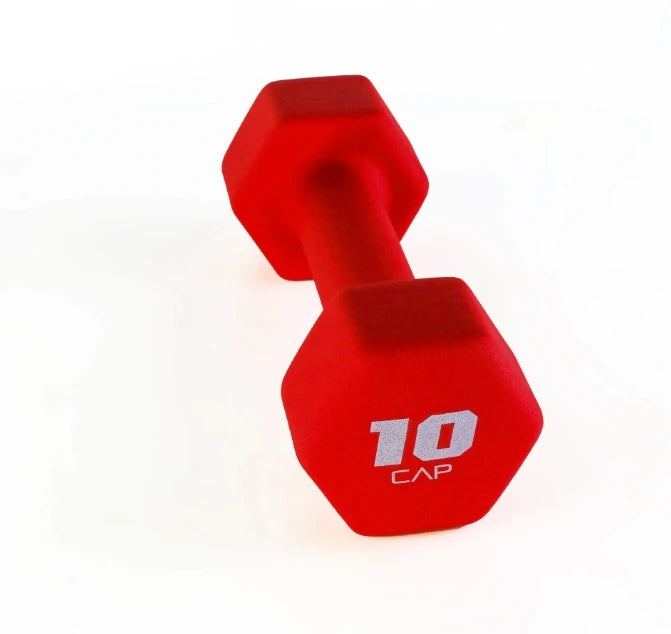 Rubber Dumbbells for Home Gym Strength Training 2 to 15 lb