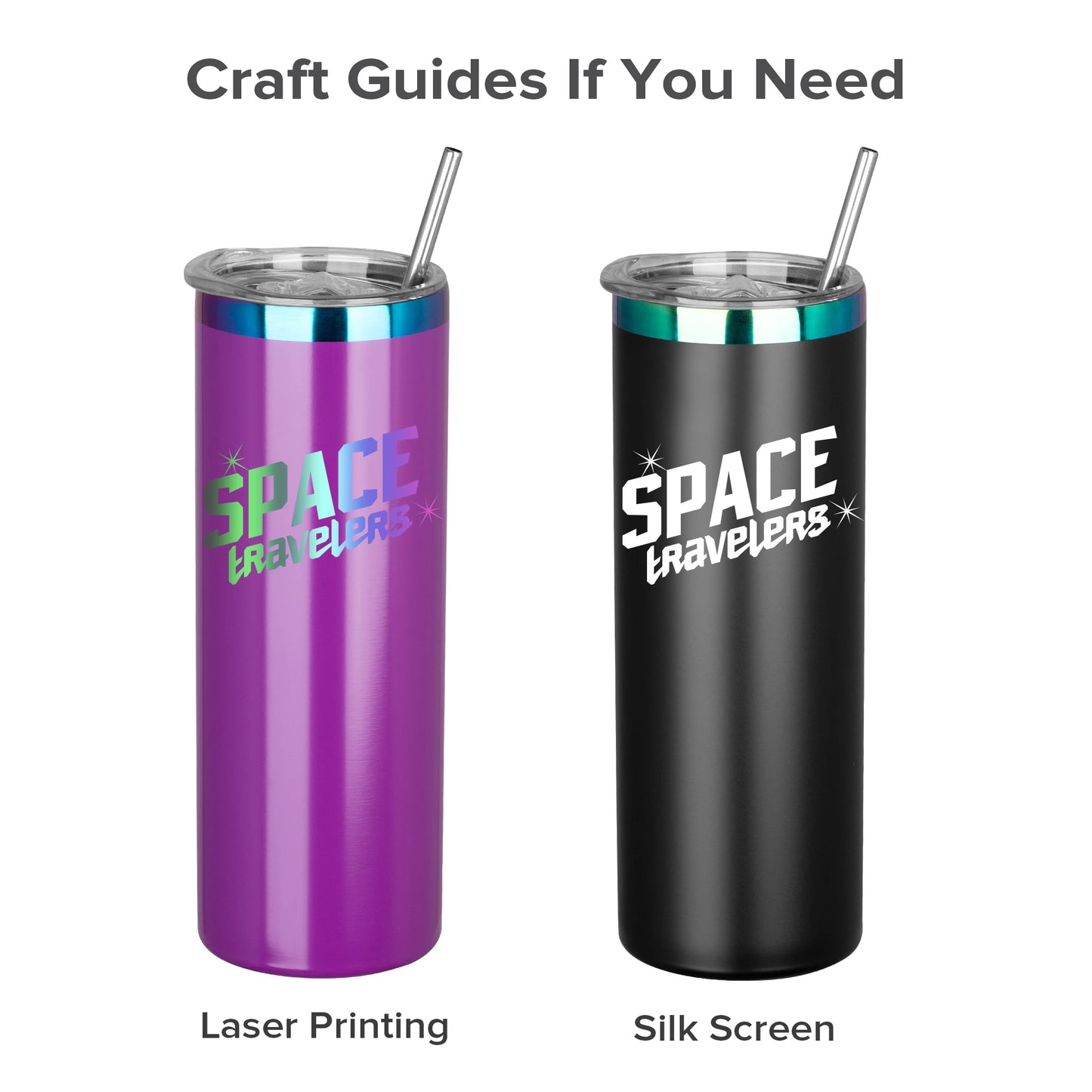 25 Pack 20OZ Powder Coated Vacuum Tumblers in Stylish Colors