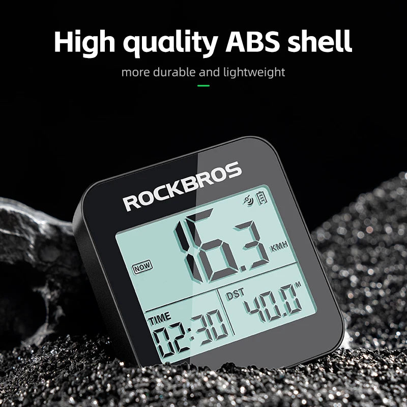 Rockbros Waterproof GPS Speedometer for Road and MTB Bikes