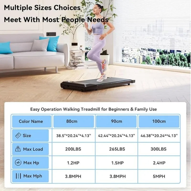 Superun 2 In 1 Home Office Treadmill With App And Remote