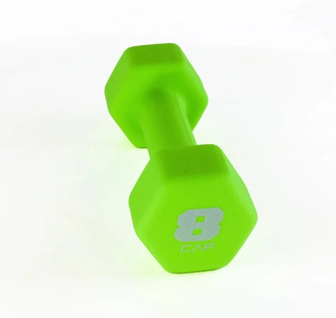 Rubber Dumbbells for Home Gym Strength Training 2 to 15 lb