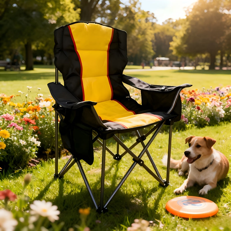 Tusheng Outdoor Portable Folding Camping Insulated Chair With Lumbar Support - Arthur's Wellness Emporium