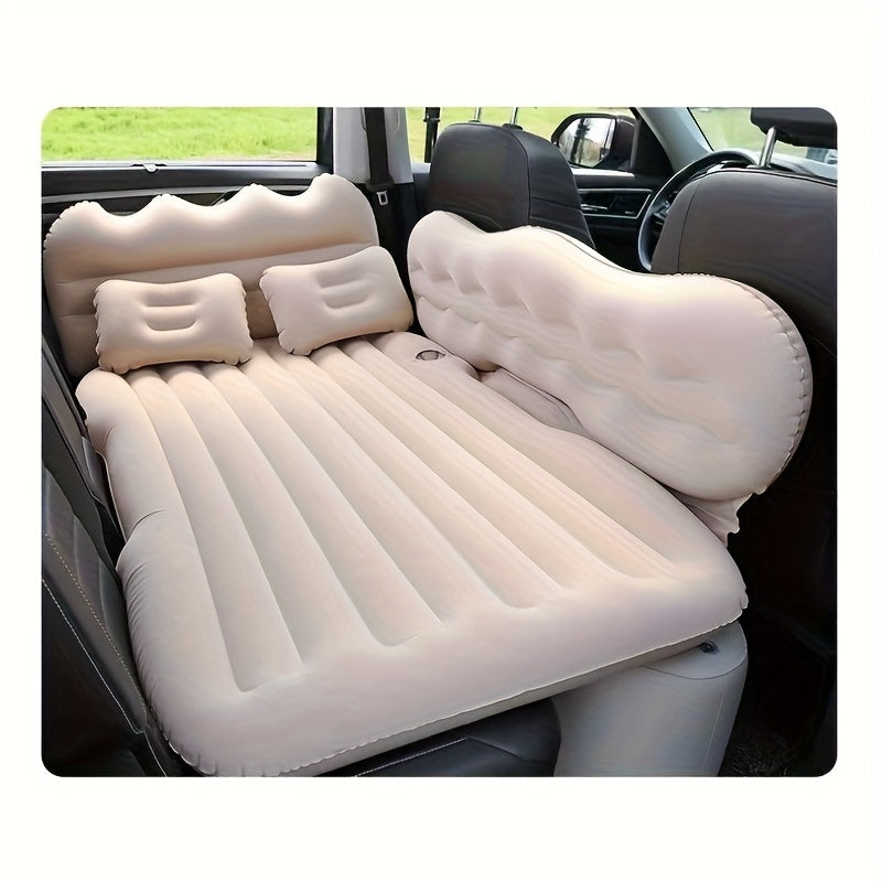 Inflatable Car Bed With Flocked Surface For Camping And Travel - Arthur's Wellness Emporium