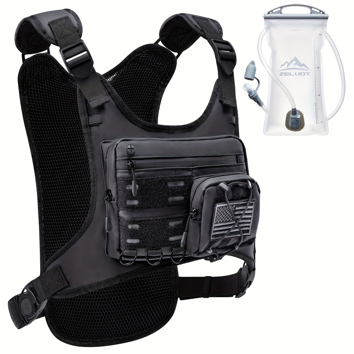 Running Hydration Vest With 67.63oz Water Bladder - Arthur's Wellness Emporium