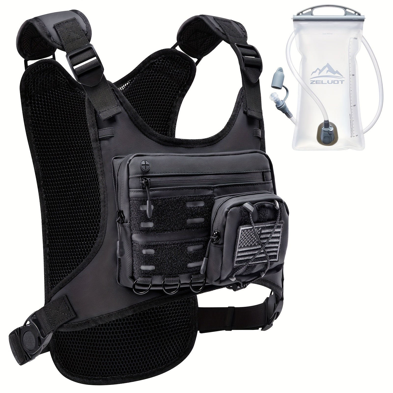 Running Hydration Vest With 67.63oz Water Bladder - Arthur's Wellness Emporium