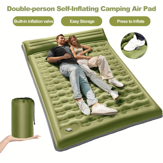 Self Inflating Sleeping Pad For Two With Built In Pump - Arthur's Wellness Emporium