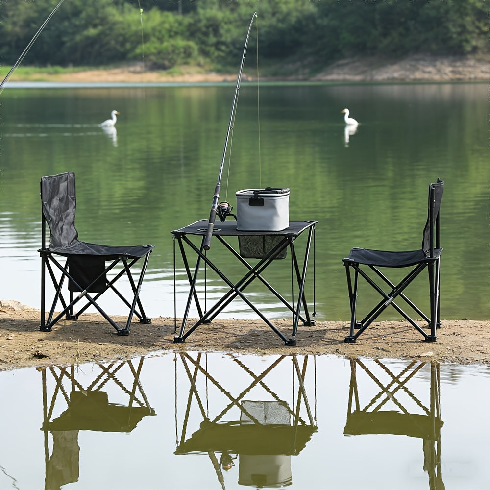 Portable Folding Camping Table And Chairs Set For Outdoor Use - Arthur's Wellness Emporium