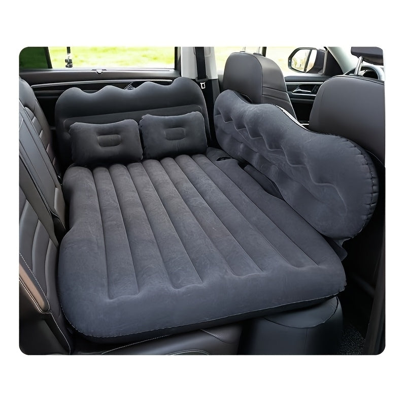 Inflatable Car Bed With Flocked Surface For Camping And Travel - Arthur's Wellness Emporium