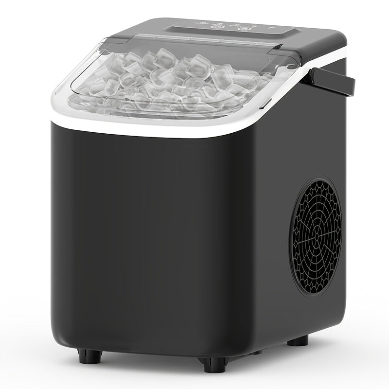 BAYANY Countertop Ice Maker With Bullet Shaped Cubes 26 Pounds