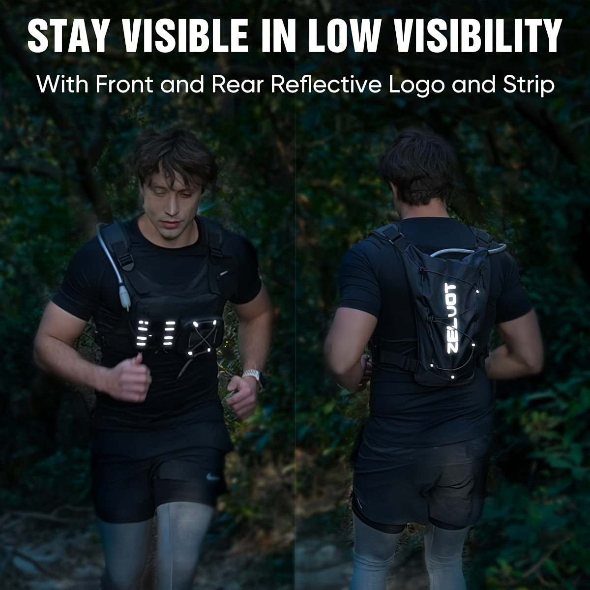 Running Hydration Vest With 67.63oz Water Bladder - Arthur's Wellness Emporium
