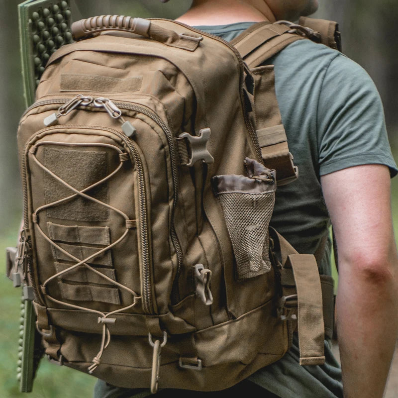 LQARMY Tactical Backpack Outdoor Rucksack for Hiking Travel - Arthur's Wellness Emporium