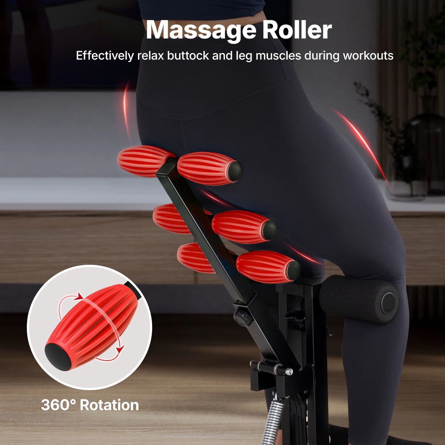 MERACH Deep Squat Machine Glutes Trainer Core And Legs