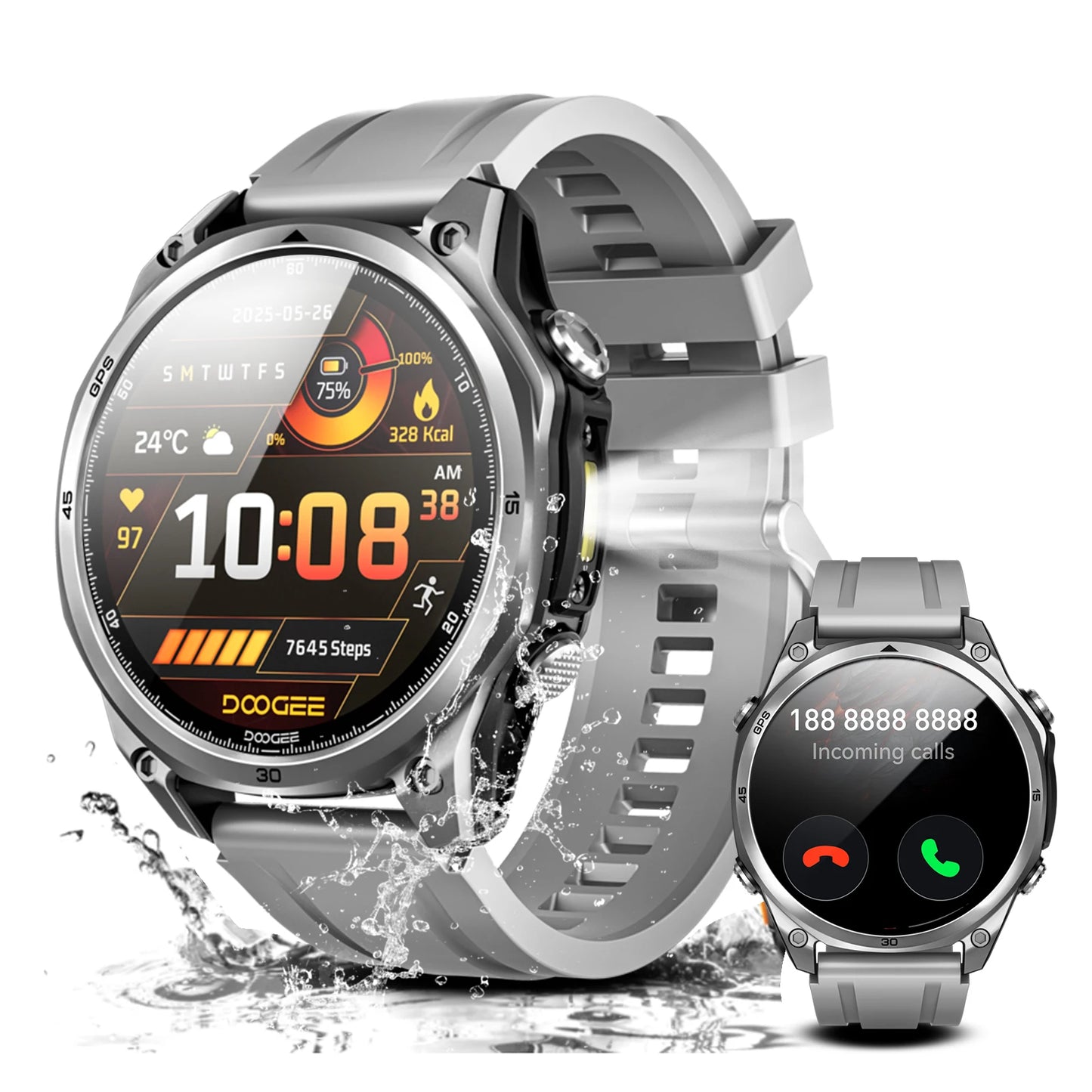 Doogee Anywise W1 Smartwatch 5ATM Water Resistance 178 Sports Modes - Arthur's Wellness Emporium