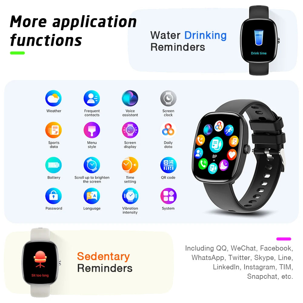 Huafit S5 1.83 Smartwatch With Calls IP68 iPhone Android - Arthur's Wellness Emporium