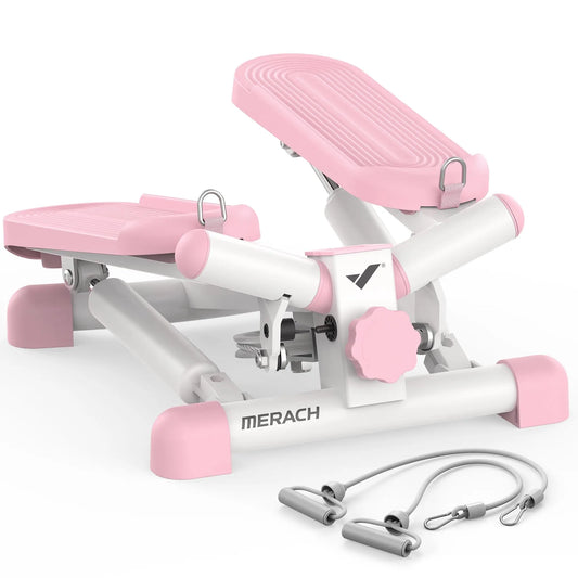 MERACH Mini Stepper Exercise Equipment with Resistance Band - Arthur's Wellness Emporium