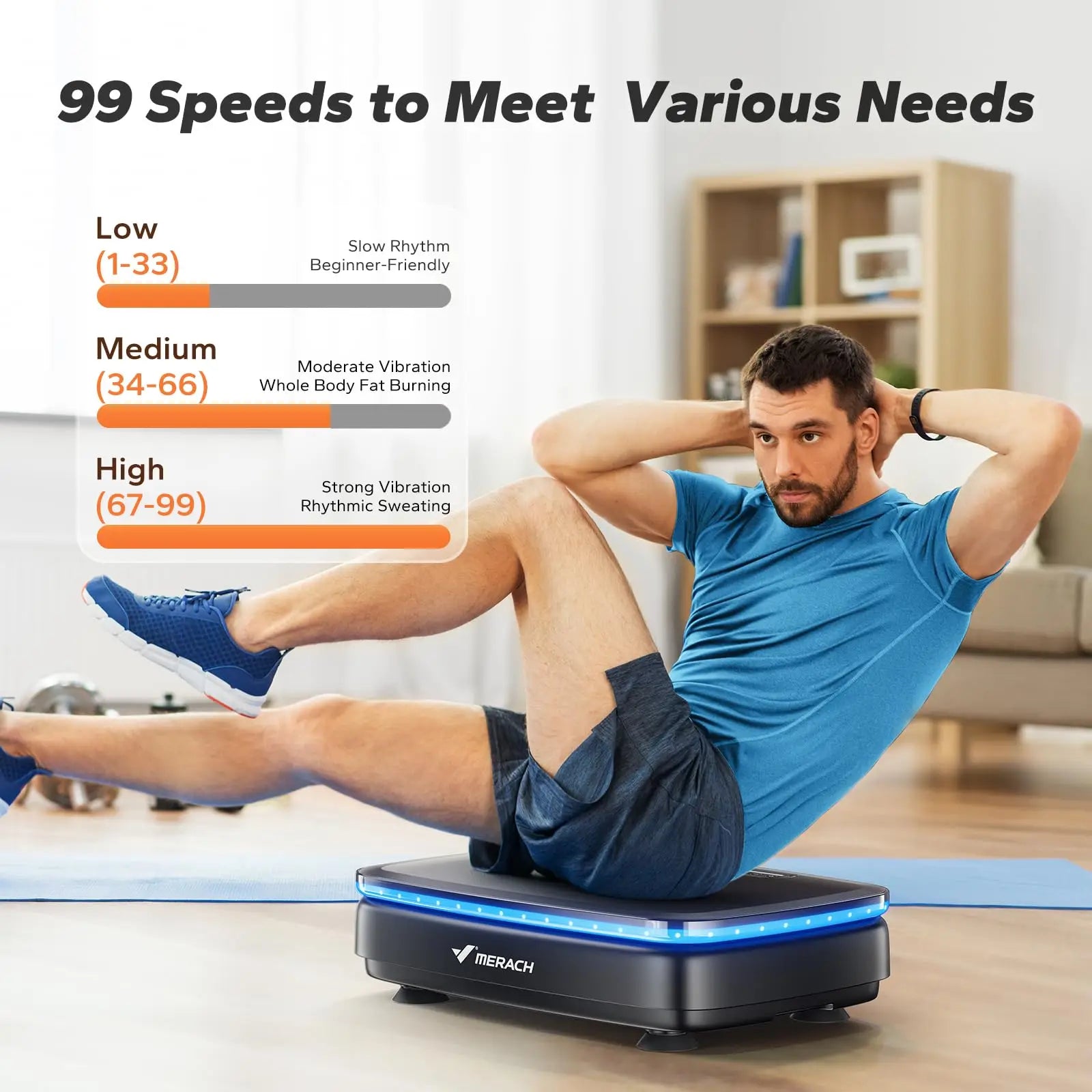 Merach Vibration Plate for Whole Body Fitness and Lymphatic Drainage - Arthur's Wellness Emporium