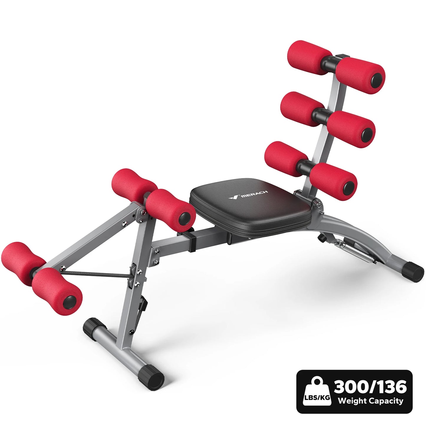 MERACH Ab Machine Multifunctional Adjustable Ab Trainer For Home Gym - Arthur's Wellness Emporium