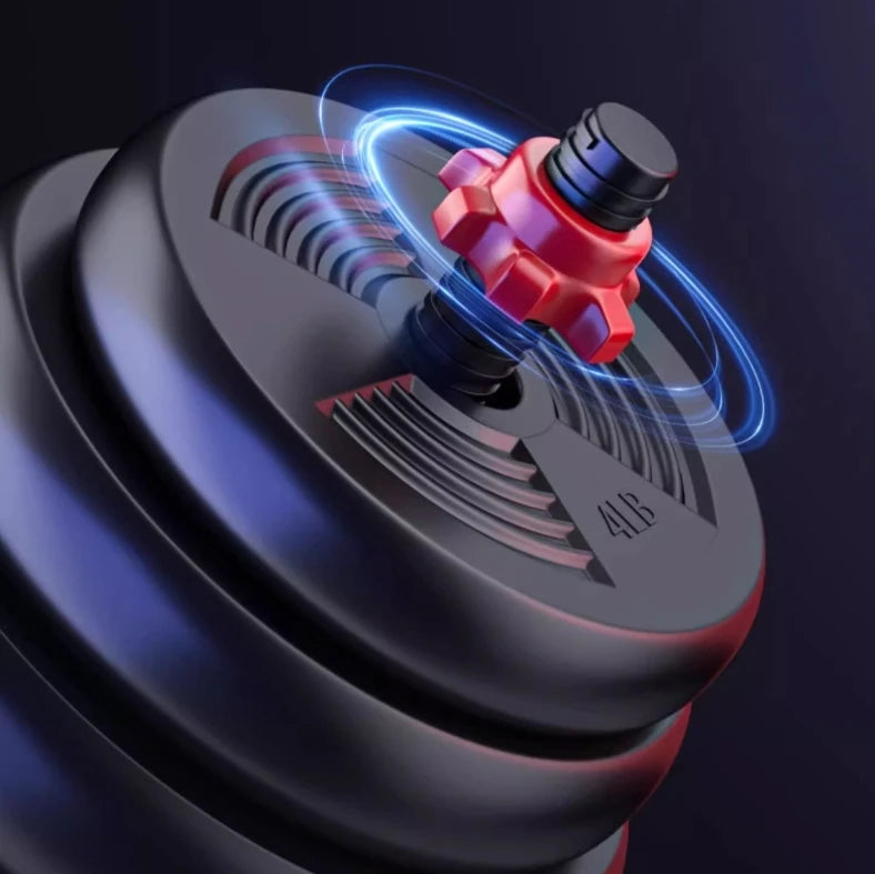 Adjustable Dumbbell To Barbell Set With Anti Slip Grip - Arthur's Wellness Emporium