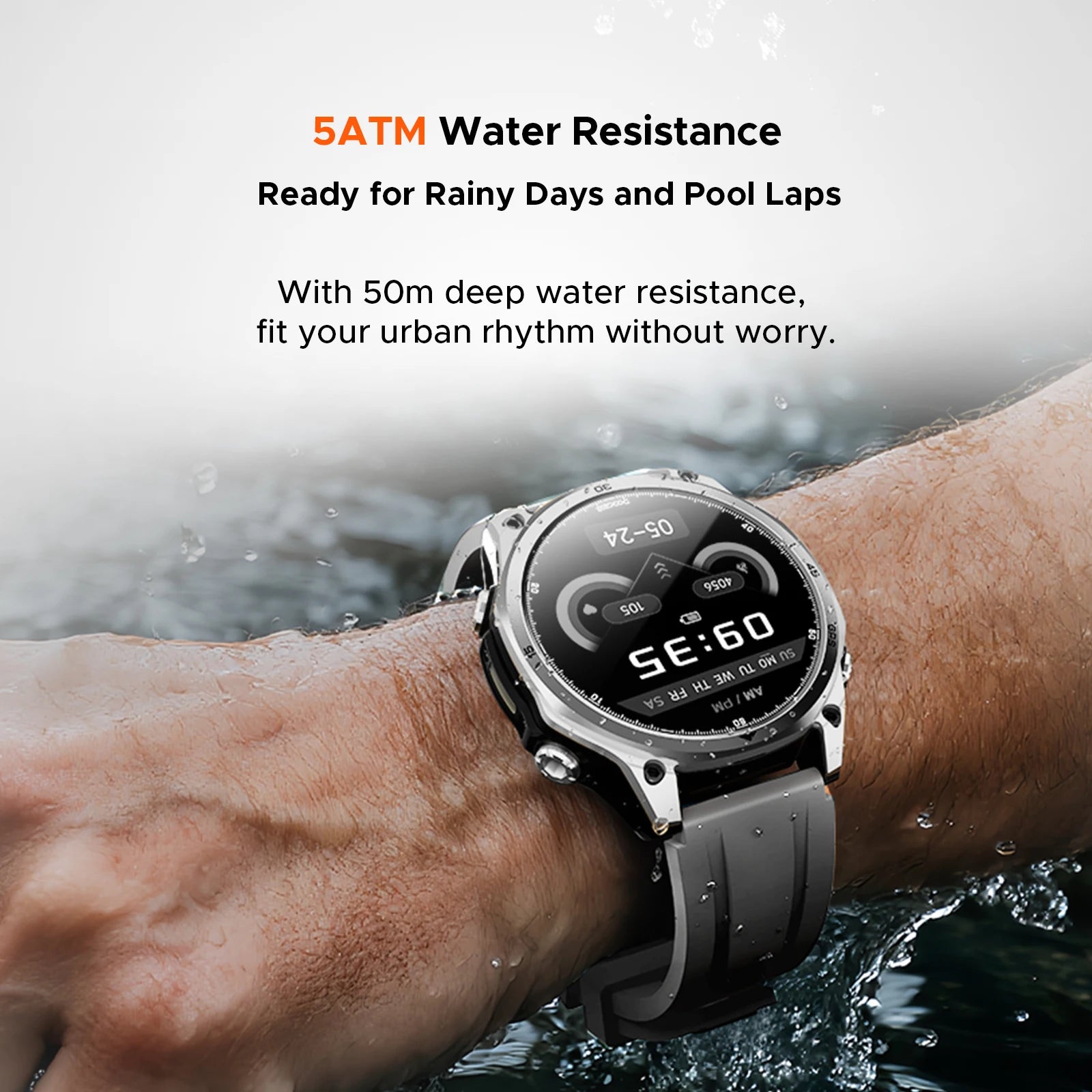 Doogee Anywise W1 Smartwatch 5ATM Water Resistance 178 Sports Modes - Arthur's Wellness Emporium