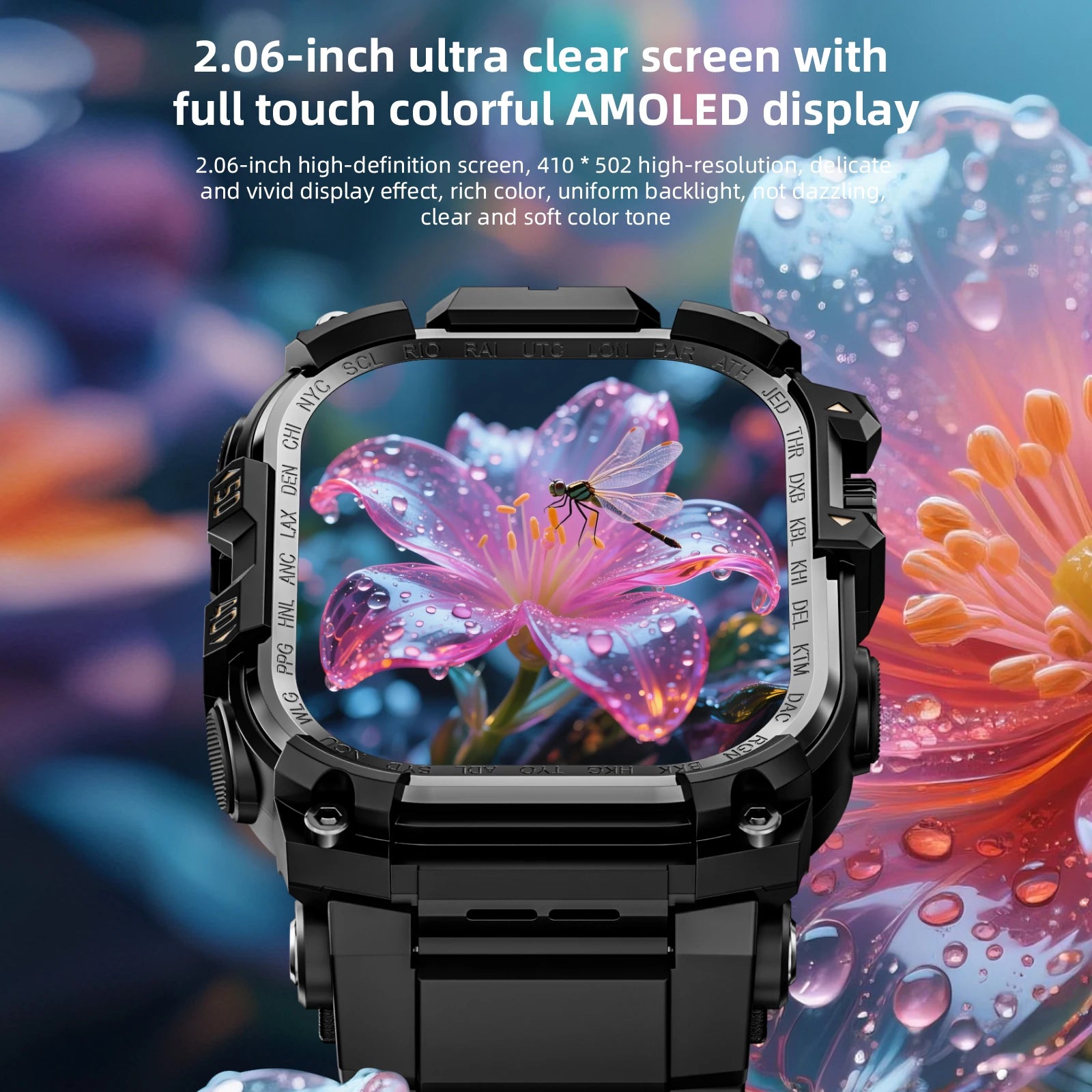 LOKMAT APPLLP 7 MAX Android Smartwatch Rotating Camera With 4G Amoled Display - Arthur's Wellness Emporium