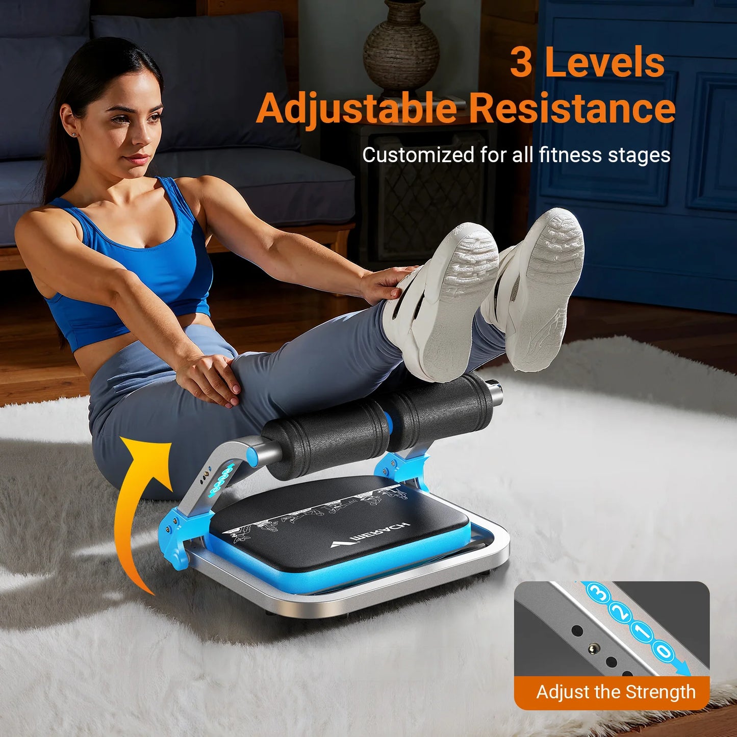 Merach Ab Machine For Stomach Workout With Resistance