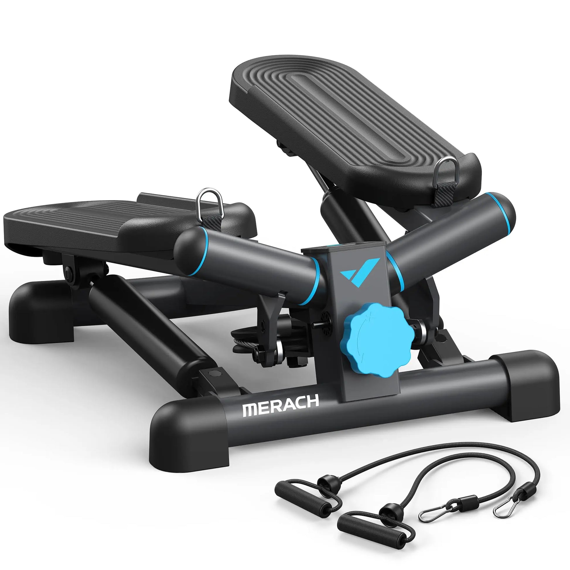 MERACH Mini Stepper Exercise Equipment with Resistance Band - Arthur's Wellness Emporium