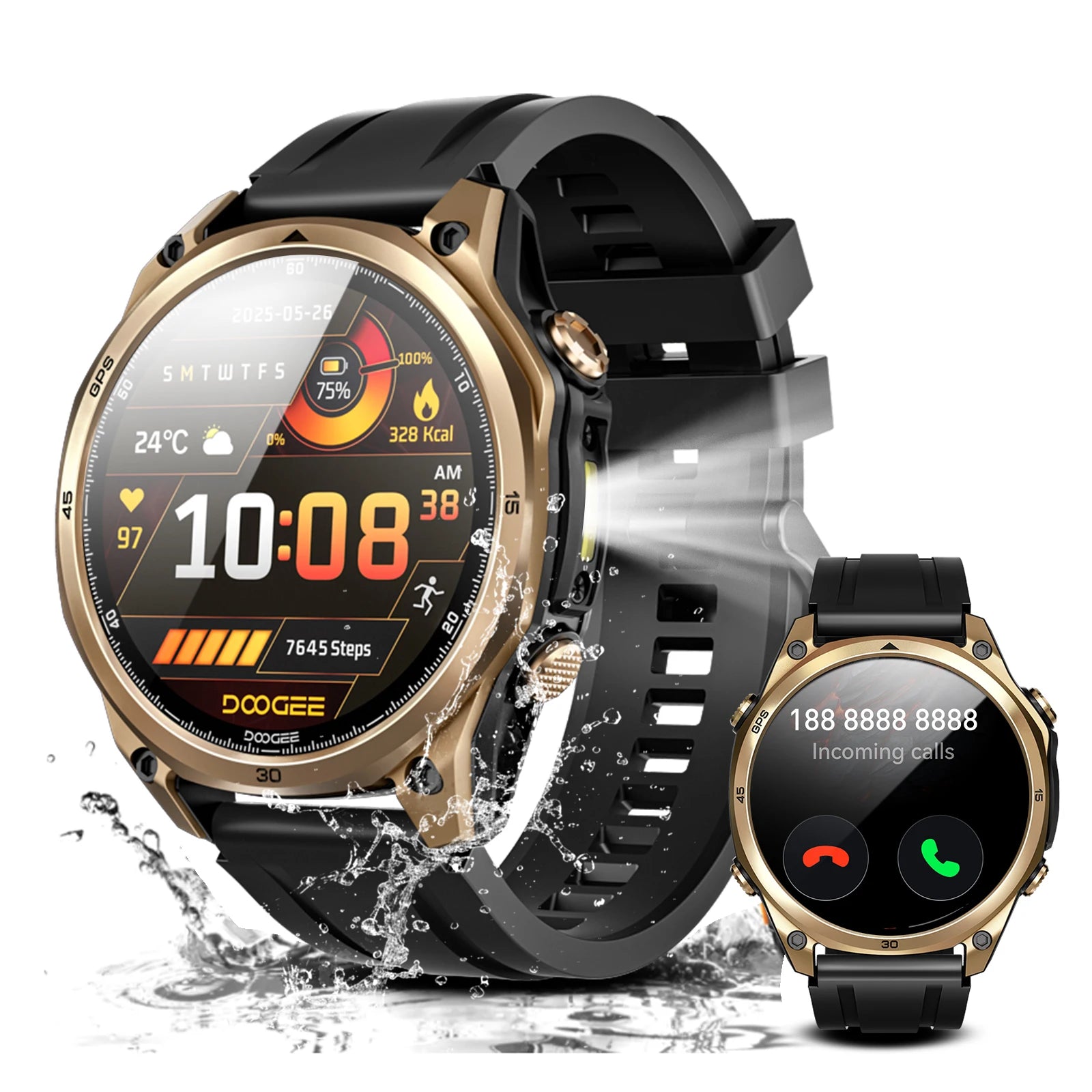 Doogee Anywise W1 Smartwatch 5ATM Water Resistance 178 Sports Modes - Arthur's Wellness Emporium