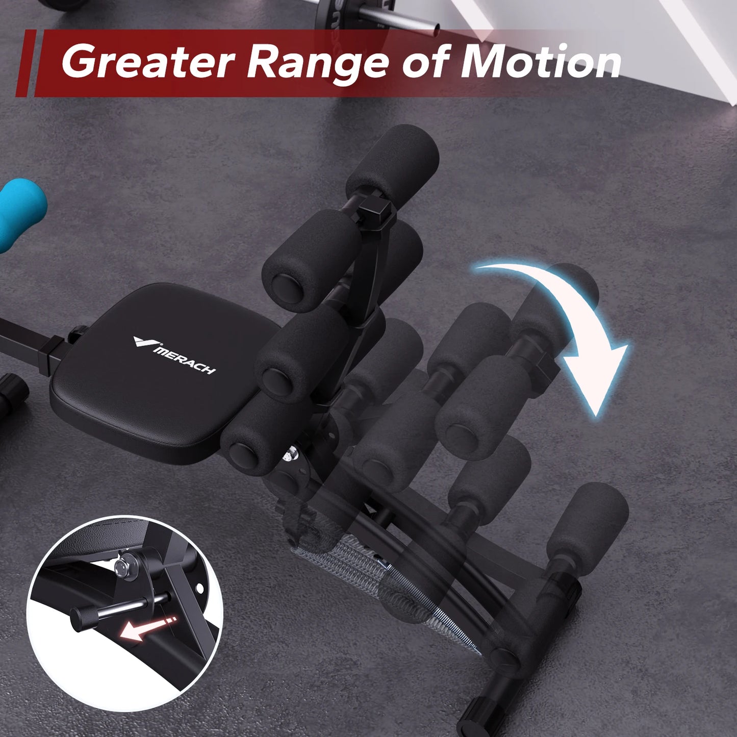 MERACH Ab Machine Multifunctional Adjustable Ab Trainer For Home Gym - Arthur's Wellness Emporium