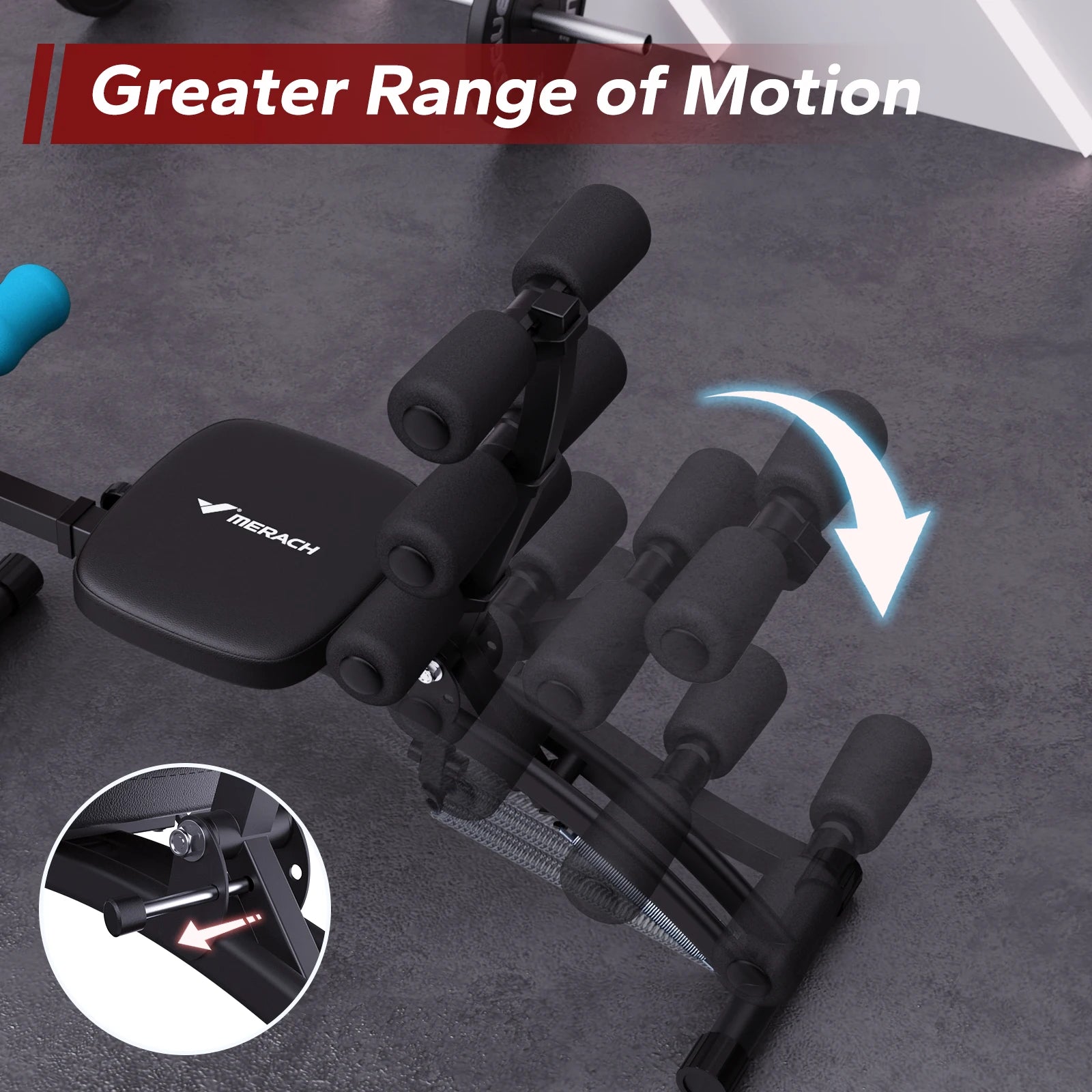 MERACH Ab Machine Multifunctional Adjustable Ab Trainer For Home Gym - Arthur's Wellness Emporium