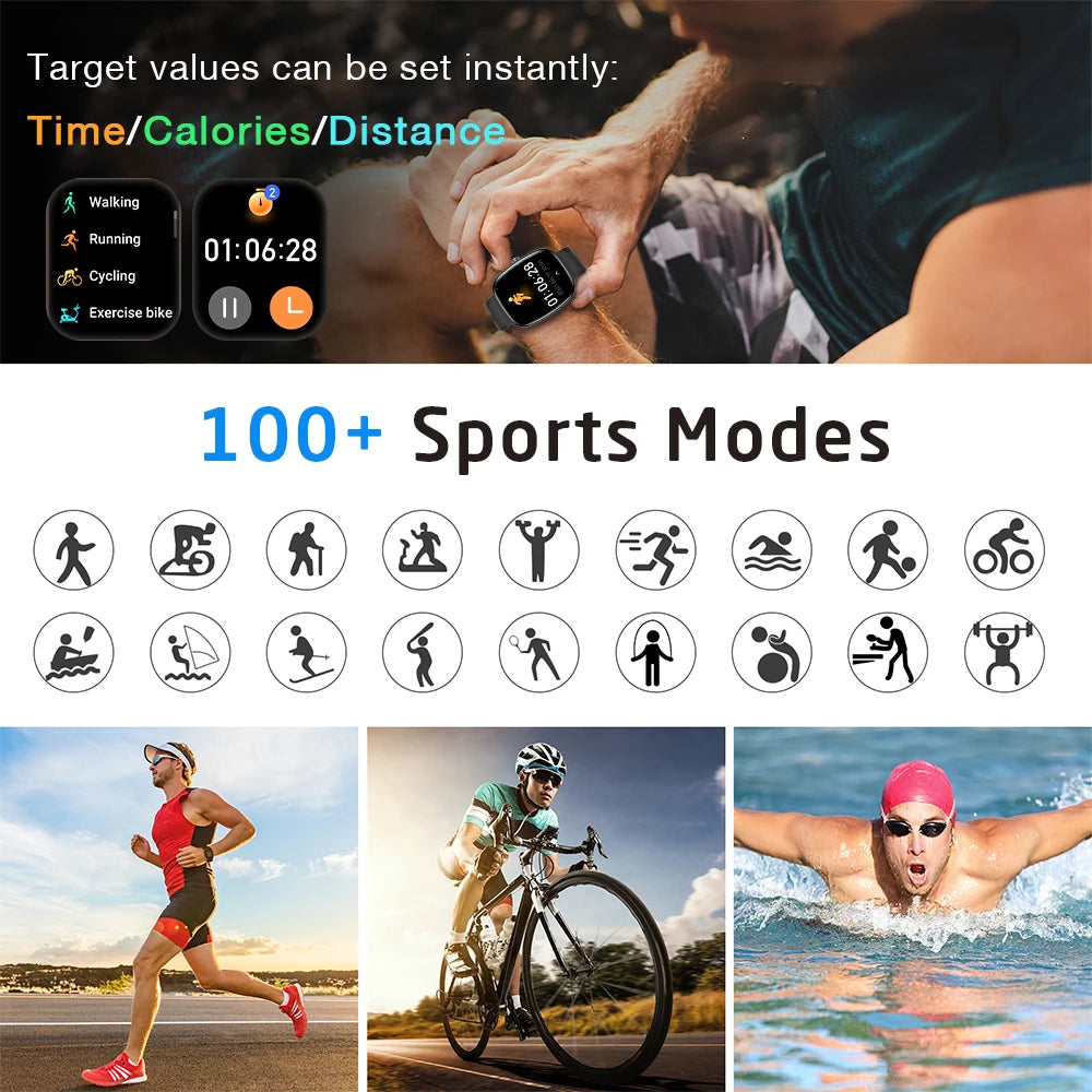 Huafit S5 1.83 Smartwatch With Calls IP68 iPhone Android - Arthur's Wellness Emporium