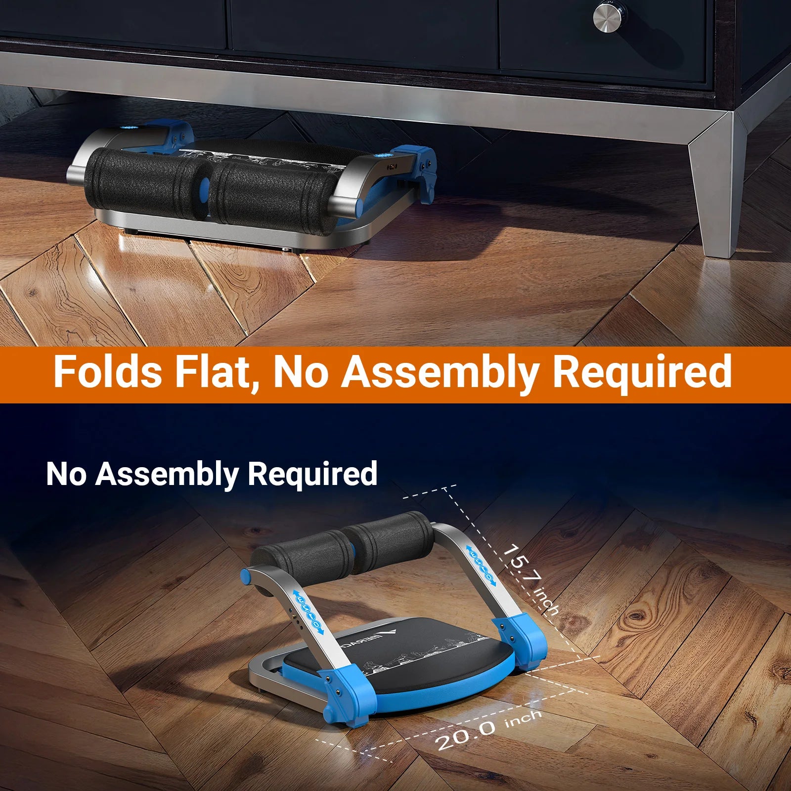 Merach Ab Machine Stomach Workout 3 Adjustable Resistance - Arthur's Wellness Emporium