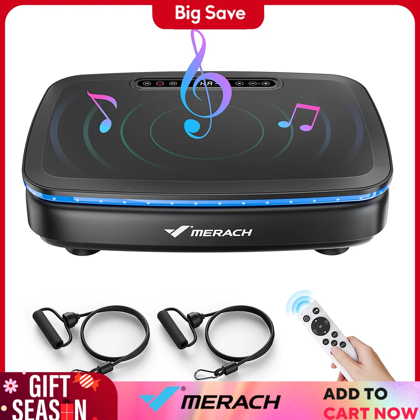 Merach Vibration Plate for Whole Body Fitness and Lymphatic Drainage - Arthur's Wellness Emporium