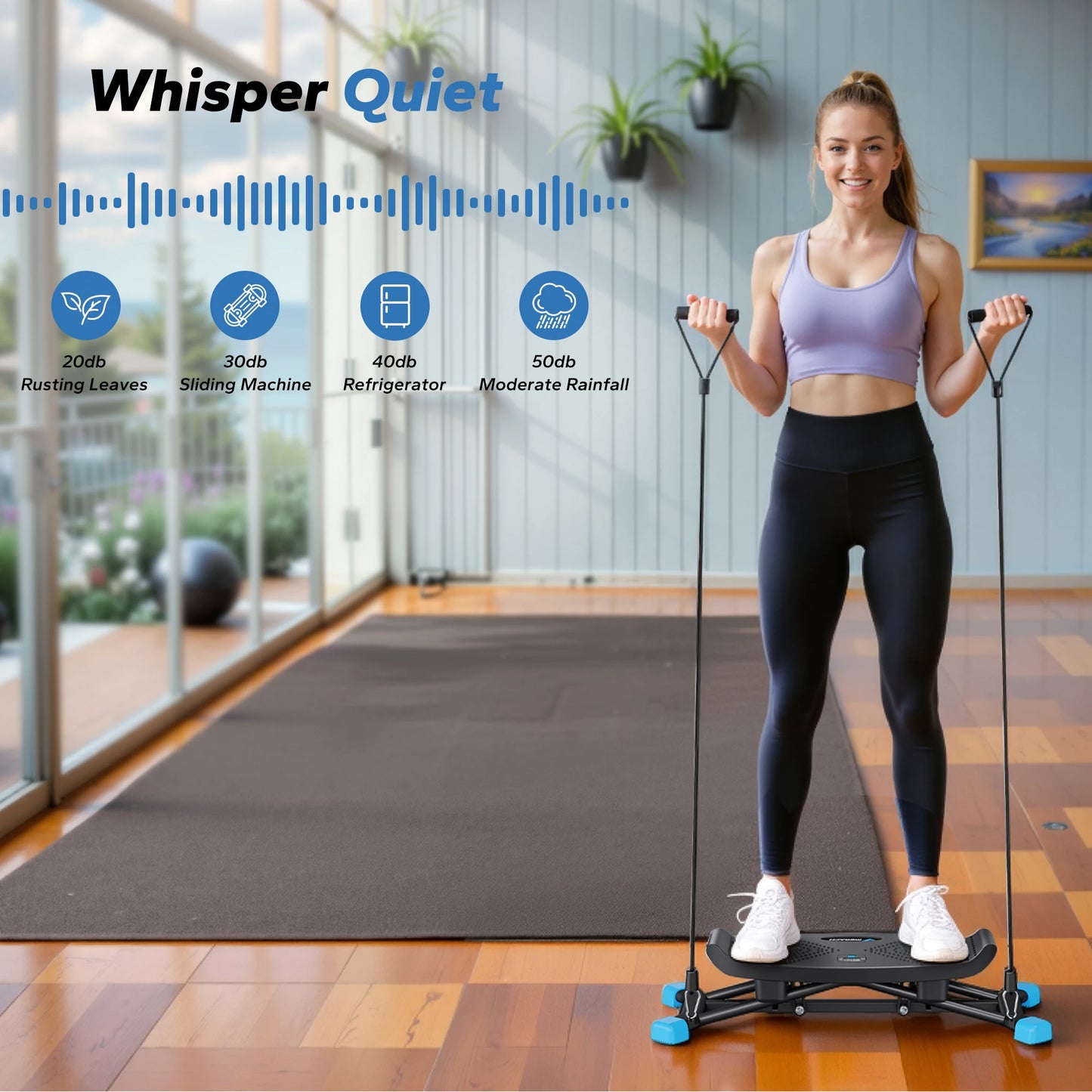 MERACH Ski Machine Simulated Ski Training Full Body Cardio Fitness - Arthur's Wellness Emporium