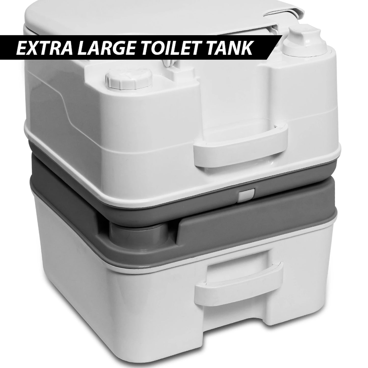 Portable Camping Toilet With Storage And Leak Proof Design - Arthur's Wellness Emporium
