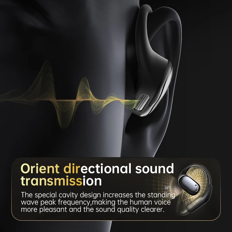 PISEN O1 Open Ear Sports Bluetooth Headphones With HiFi Sound