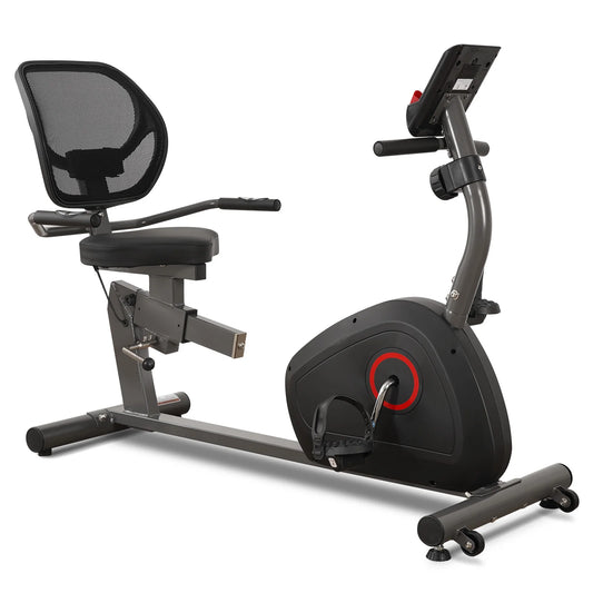 Recumbent Exercise Bike For Home Quiet 8 Levels Large Seat