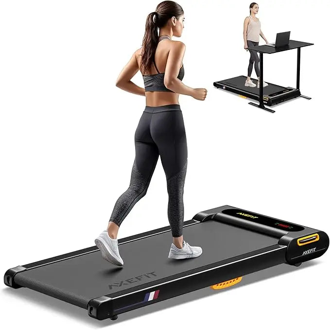 2 in 1 Under Desk Treadmill for Home Office Walking Jogging