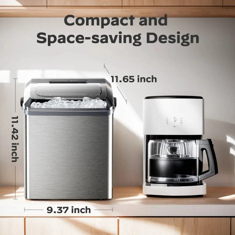 Countertop Ice Maker Machine Makes Ice in 6 Minutes - Arthur's Wellness Emporium