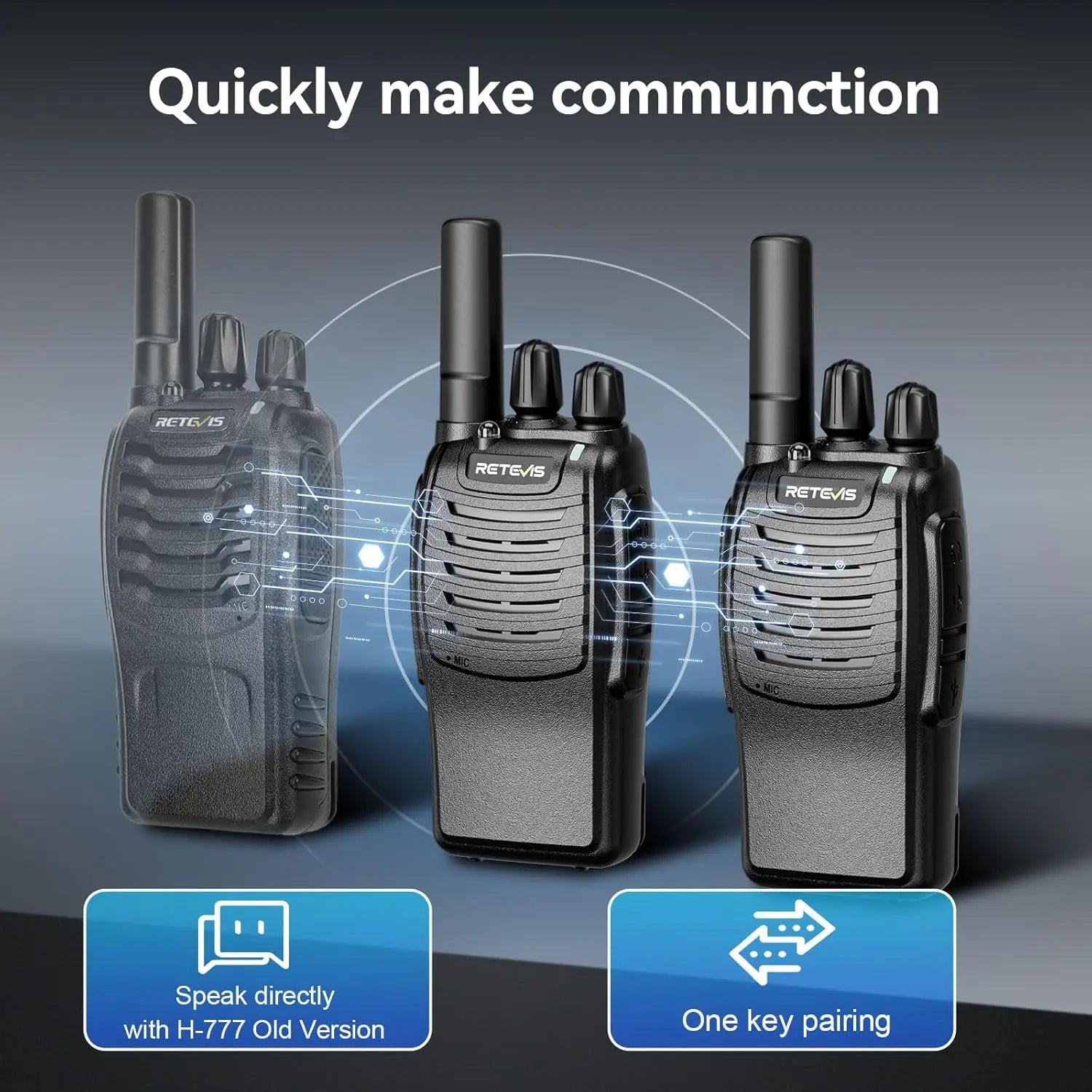 Long Range Rechargeable Walkie Talkies With Charger And Flashlight - Arthur's Wellness Emporium