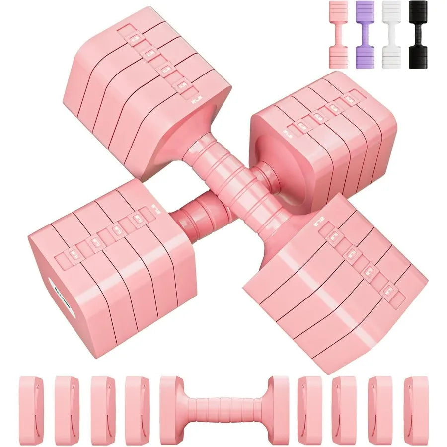 Adjustable Dumbbell Set For Women And Men Home Gym Training