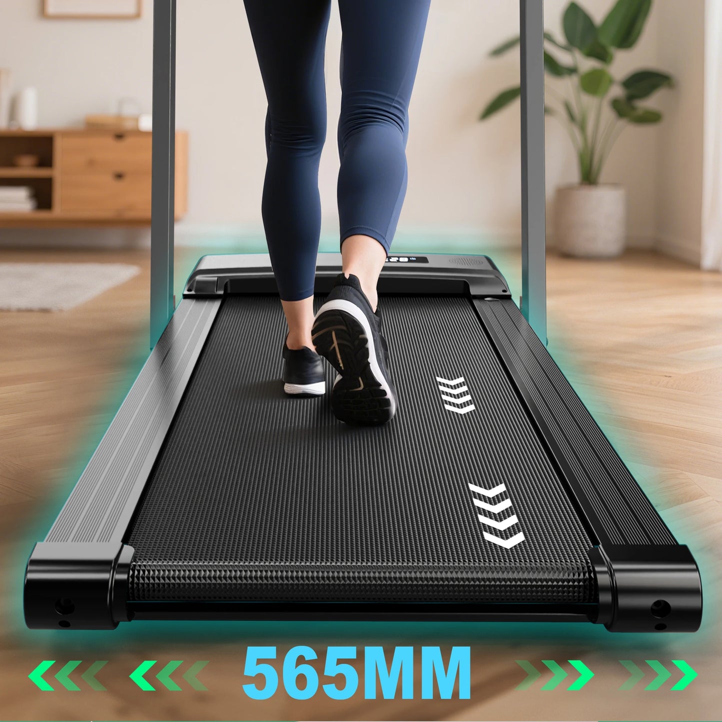 FYSIQ Foldable Treadmill For Home 3 In 1 Walking Pad