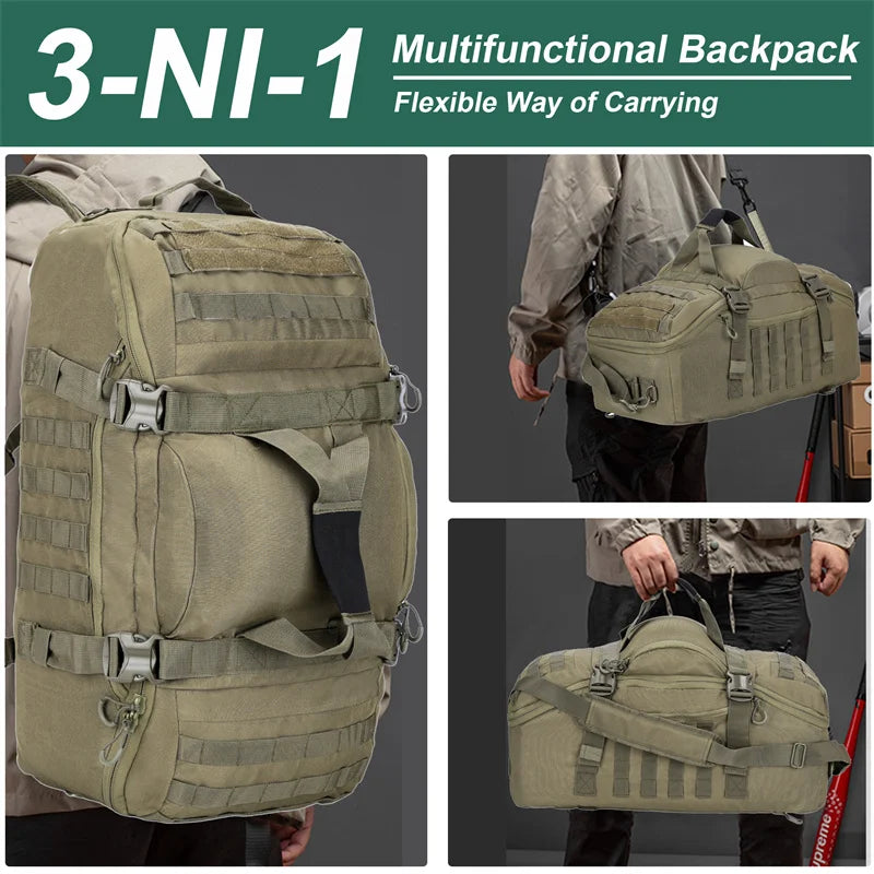 LQARMY Outdoor Molle Tactical Backpack For Hiking And Travel - Arthur's Wellness Emporium