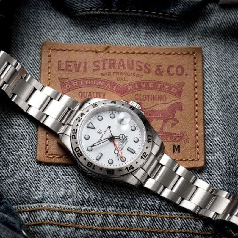 PAGANI DESIGN NH34 GMT Automatic Mechanical Watch Sport - Arthur's Wellness Emporium