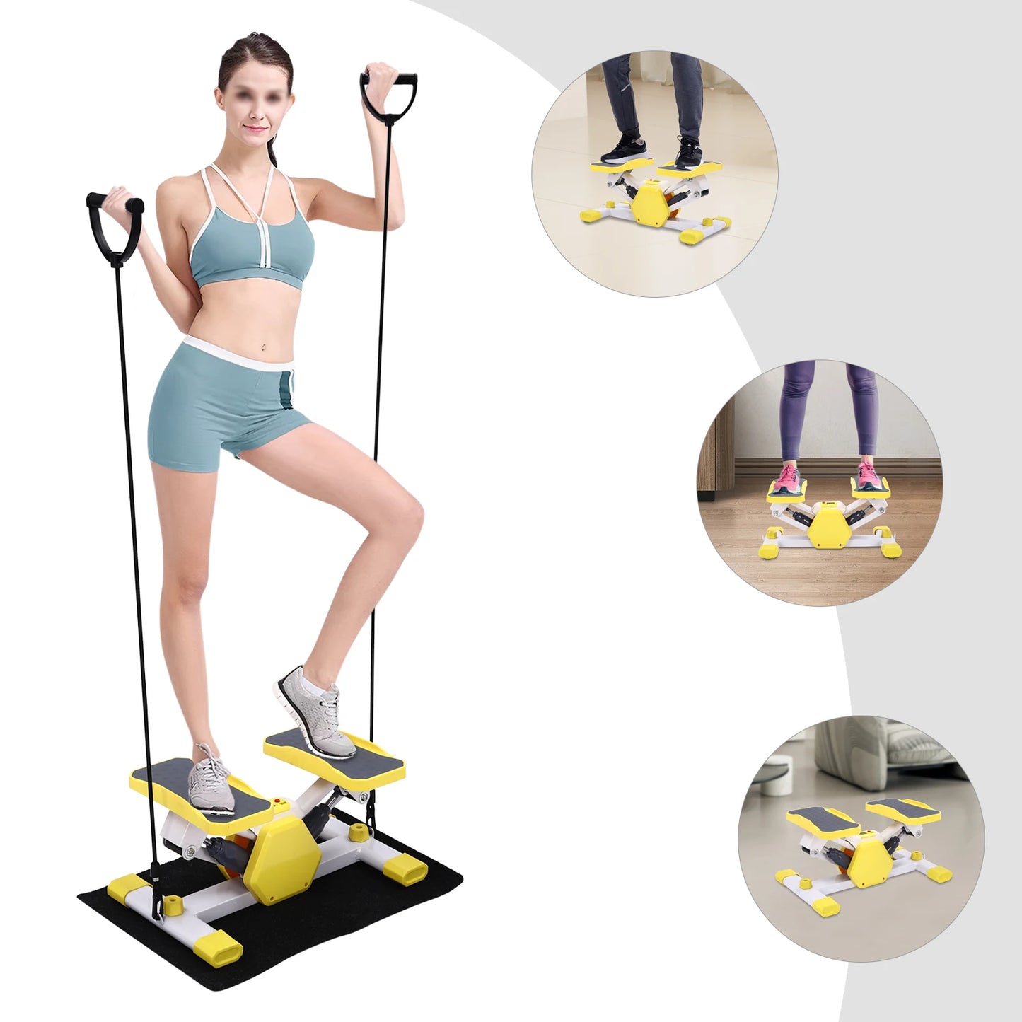 Mini Stepper For Home Cardio And Total Body Workout Equipment - Arthur's Wellness Emporium