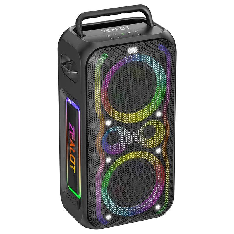 ZEALOT PT21 200W Portable Bluetooth Speaker Subwoofer Bass Boost - Arthur's Wellness Emporium