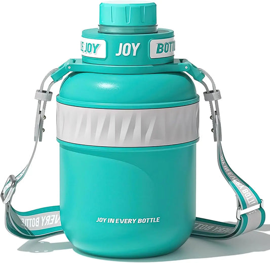 Kids Stainless Steel Leakproof Water Bottle with Strap - Arthur's Wellness Emporium