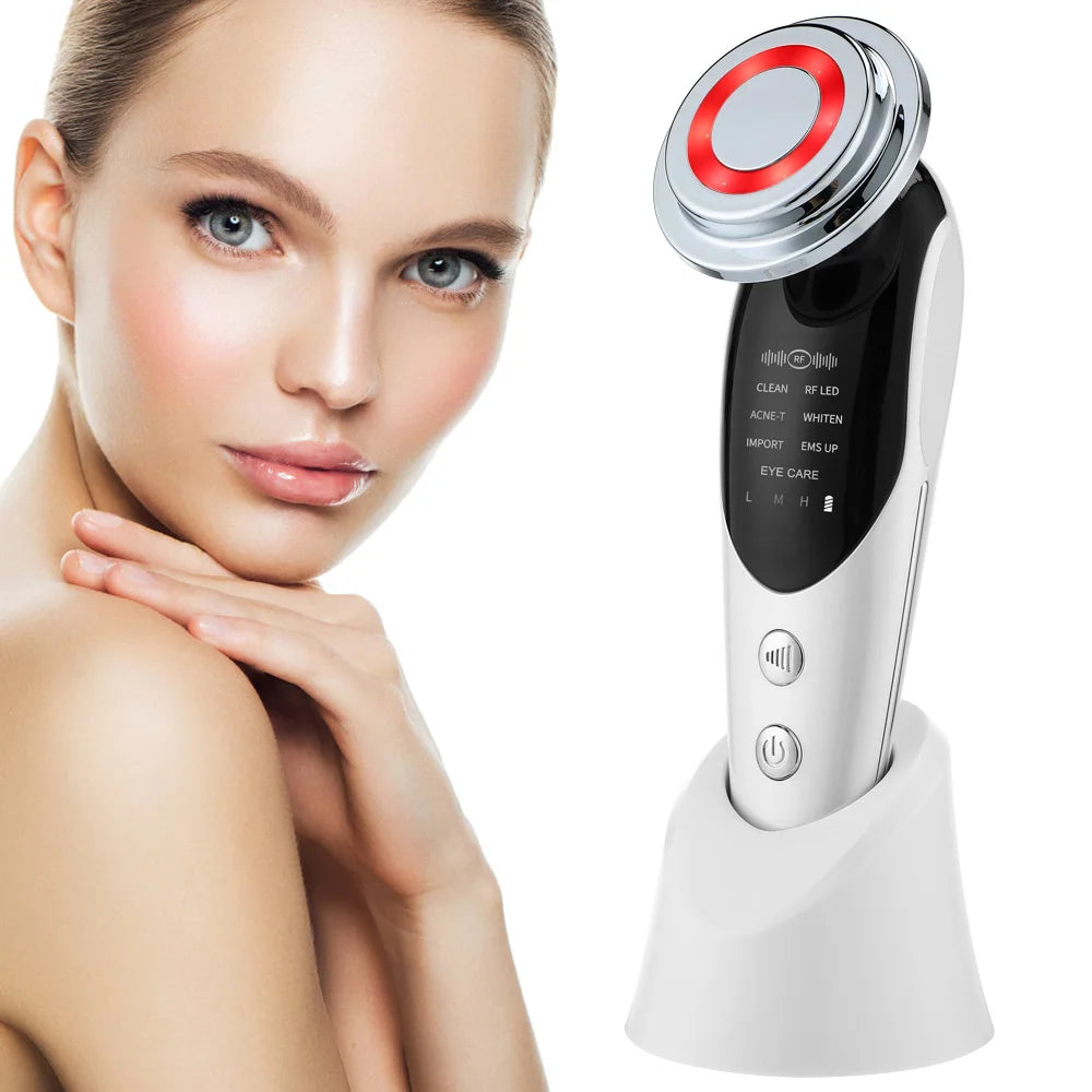 PastSky 7 In 1 EMS Facial Massager For Skin Rejuvenation