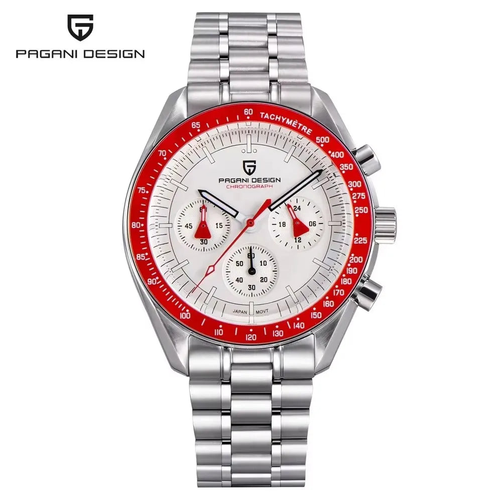 Pagani Design Moon V6 Men's Quartz Chronograph Watch