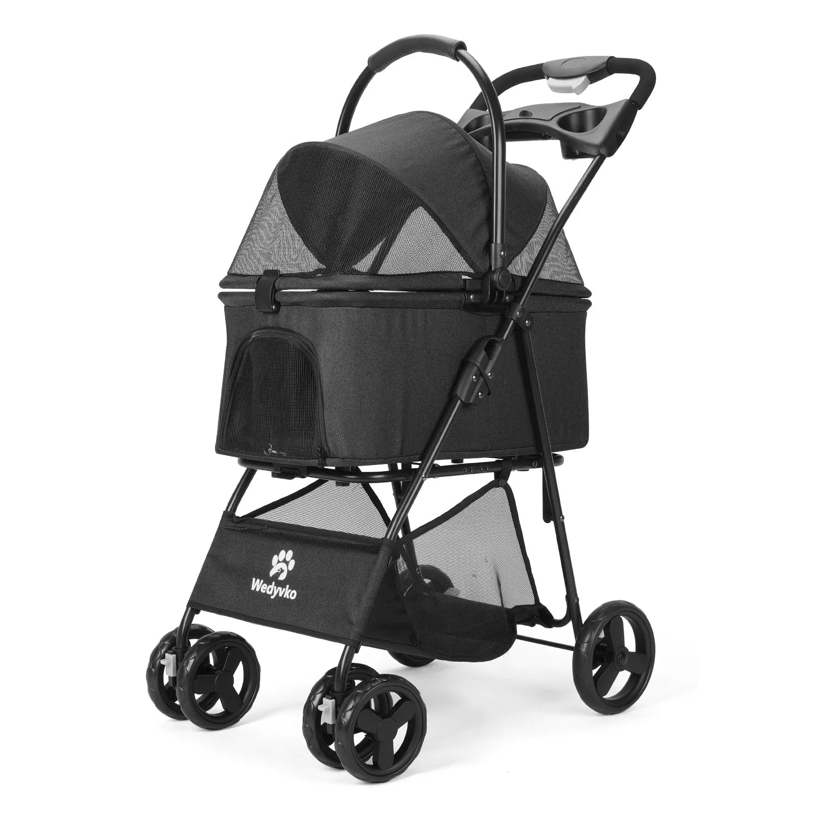 3 In 1 Pet Stroller Waterproof Removable Carrier All Terrain - Arthur's Wellness Emporium
